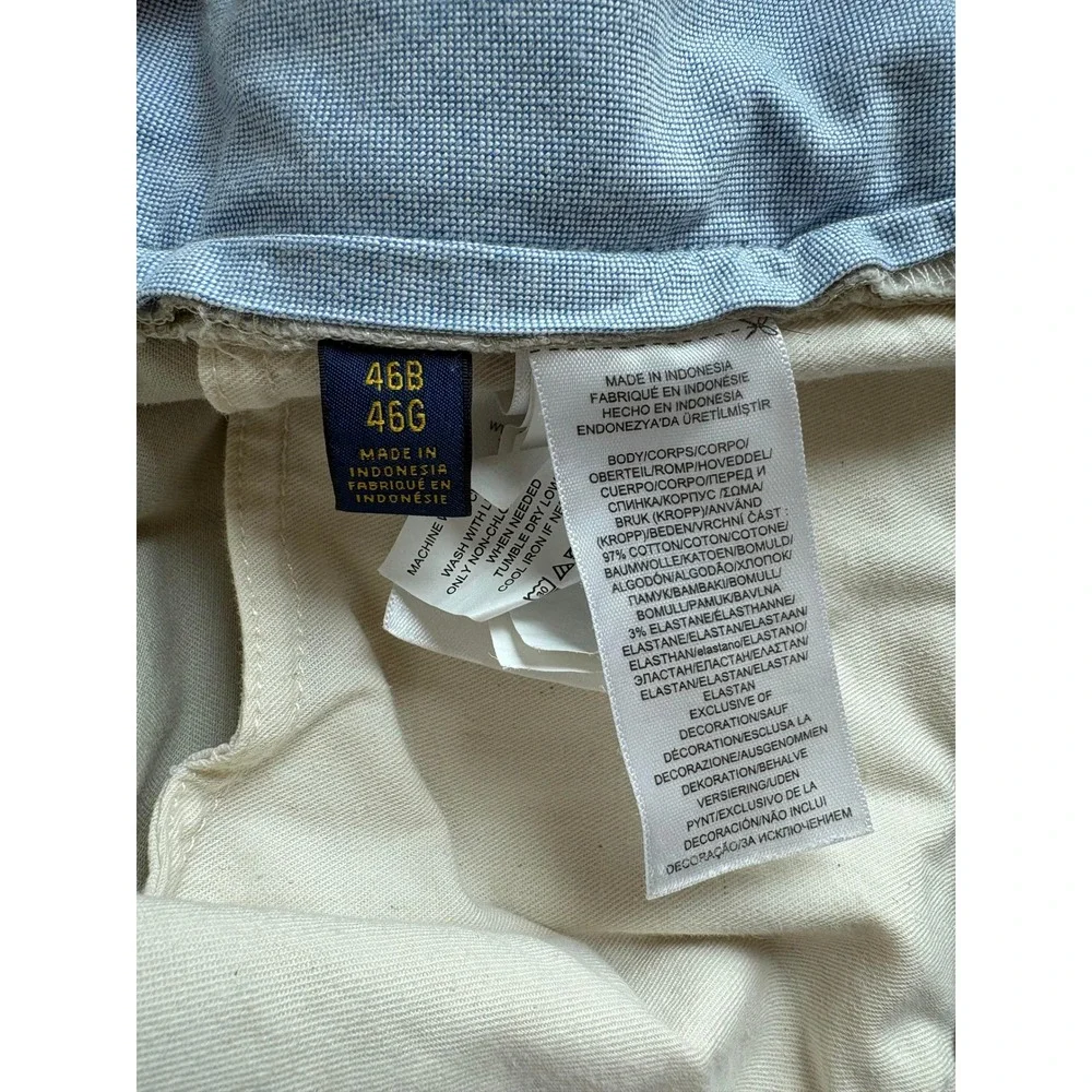 Polo Ralph Lauren Stretch Classic Fit Chino Shorts 46B Preppy Golf Country Club